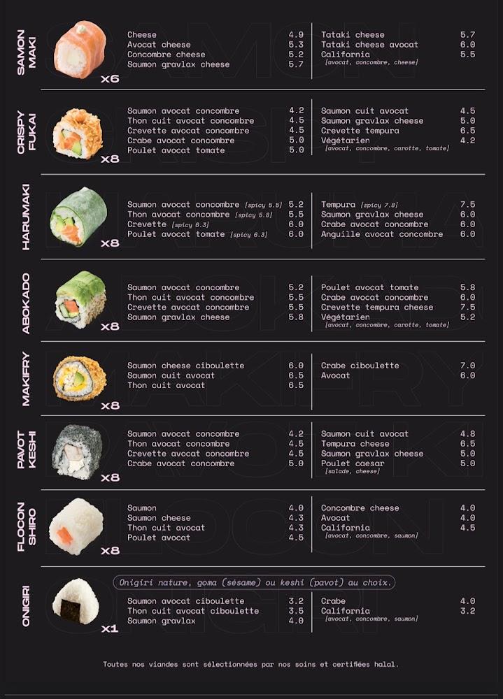 Kaizo - Menu Image 1