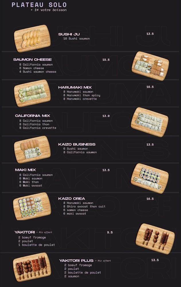 Kaizo - Menu Image 4